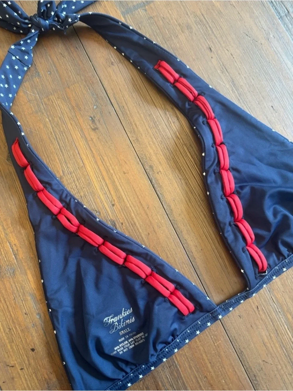 NWOT Frankie’s bikinis shooting stars bikini set